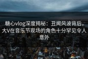 糖心vlog深度揭秘：丑闻风波背后，大V在音乐节现场的角色十分罕见令人意外